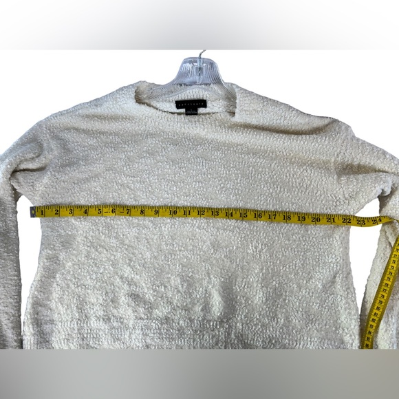 Sanctuary From Anthropologie Plush Volume Sleeve Crew Neck Sweater Size L - Picture 7 of 8